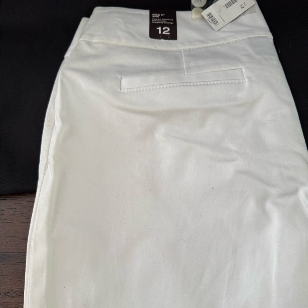 Express White Ankle Pants